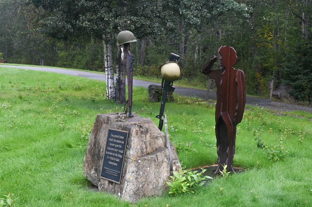 Honoring Airmen at Heritage Park Eielson Air Force Base