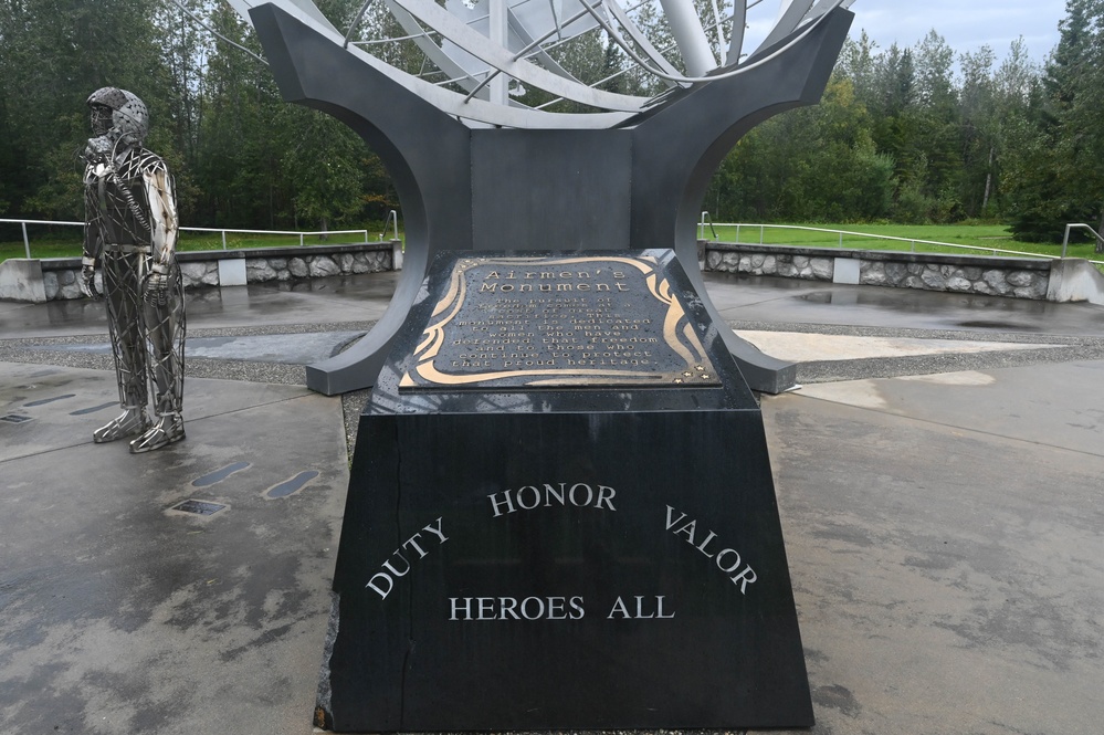 Honoring Airmen at Heritage Park Eielson Air Force Base