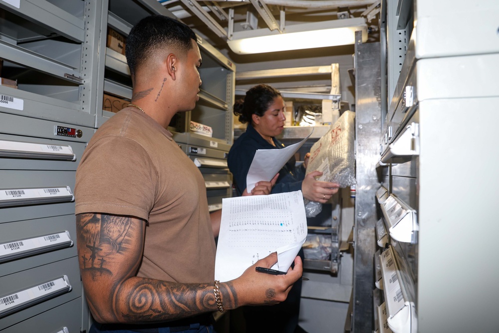 Frank E. Petersen Jr. conducts routine operations