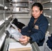 Frank E. Petersen Jr. conducts routine operations