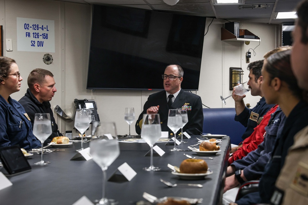 Frank E. Petersen Jr. conducts routine operations