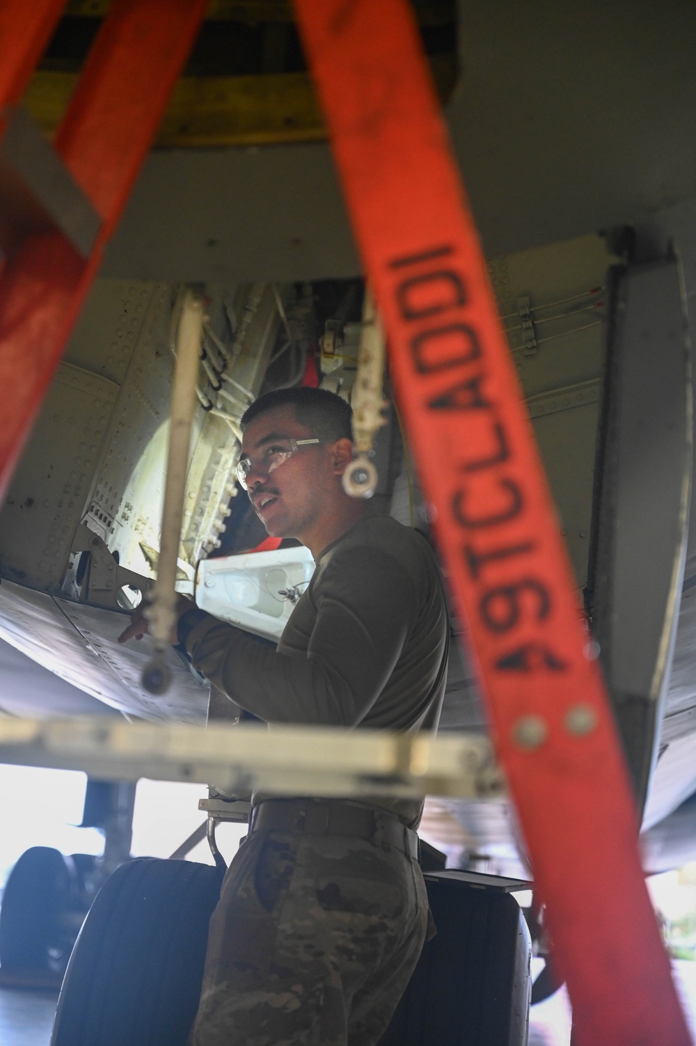 168th Wing Maintenance Group Airmen Perform Routine Inspection