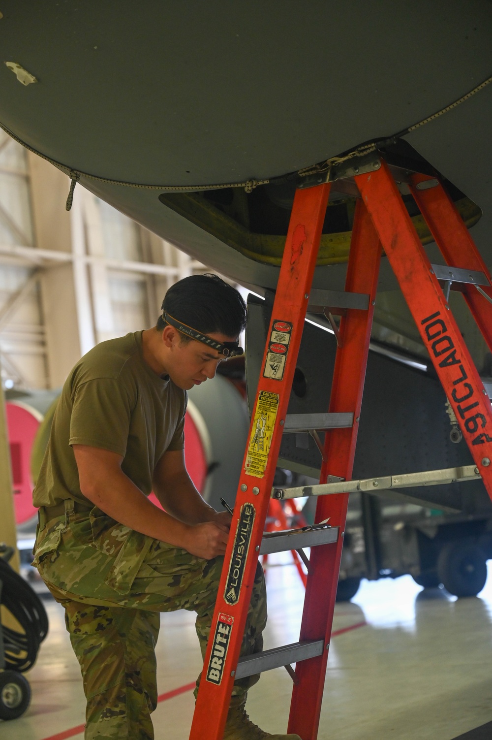 168th Wing Maintenance Group Airmen Perform Routine Inspection