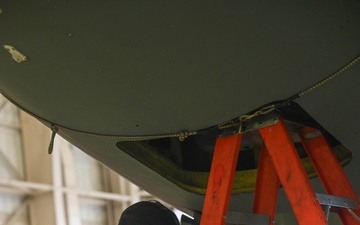 168th Wing Maintenance Group Airmen Perform Routine Inspection