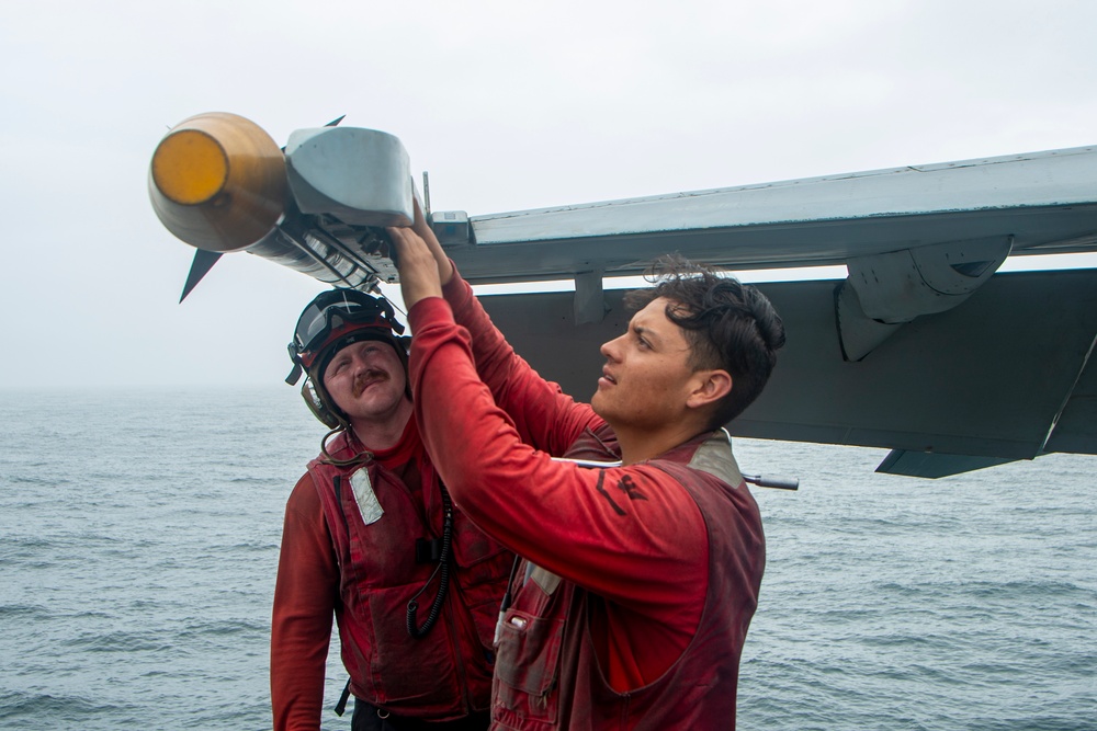 Nimitz Conducts Ammo Onload