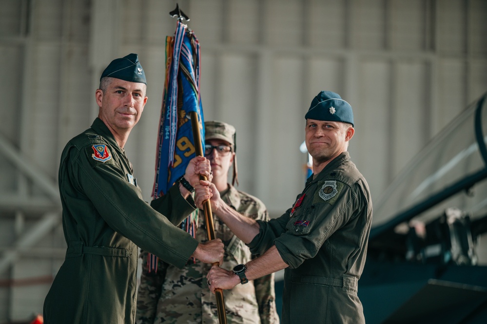 389th Fighter Squadron Change of Command