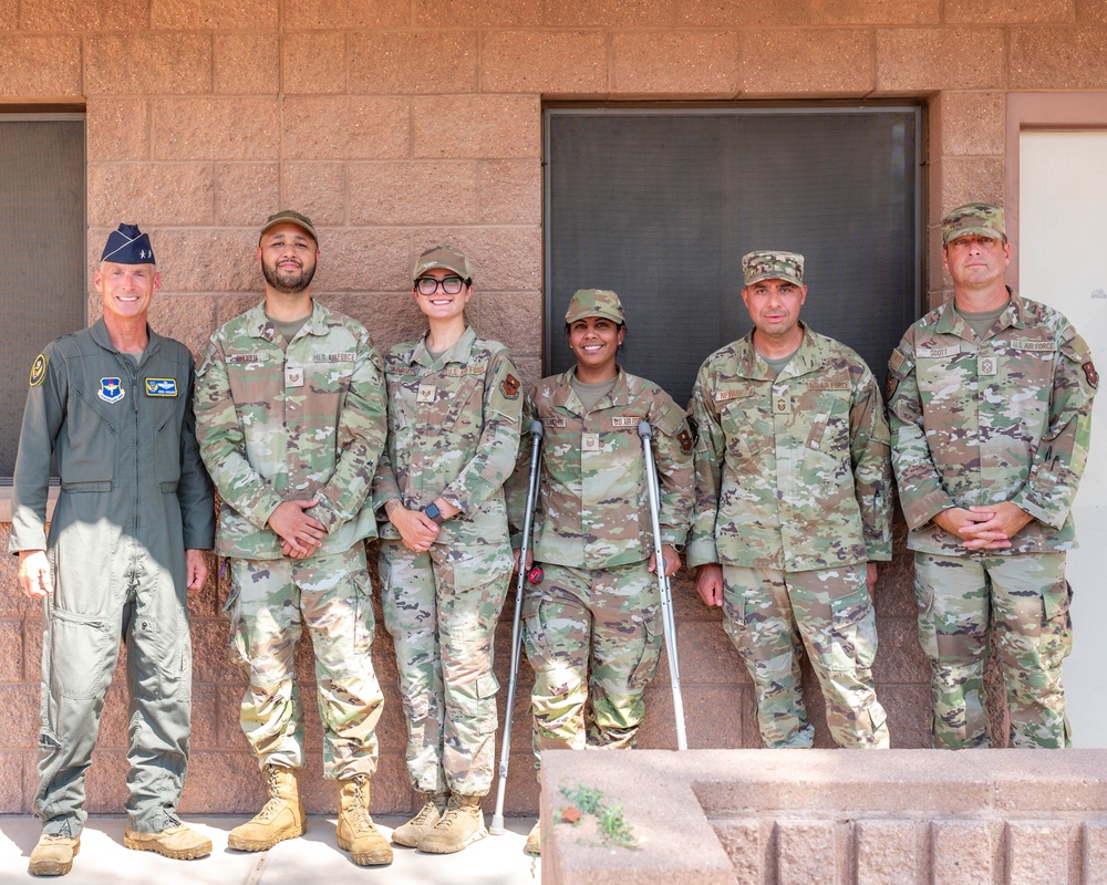 19th AF Leadership Visits the 56th FW