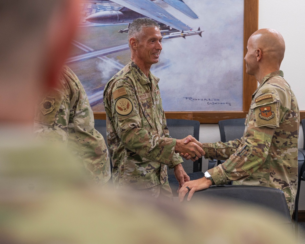 19th AF Leadership Visits the 56th FW