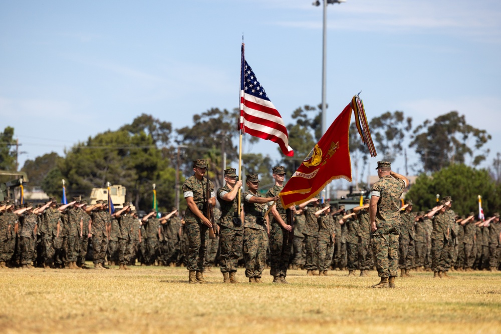 Commandant, Gen. Eric M. Smith attends I MEF Change of Command