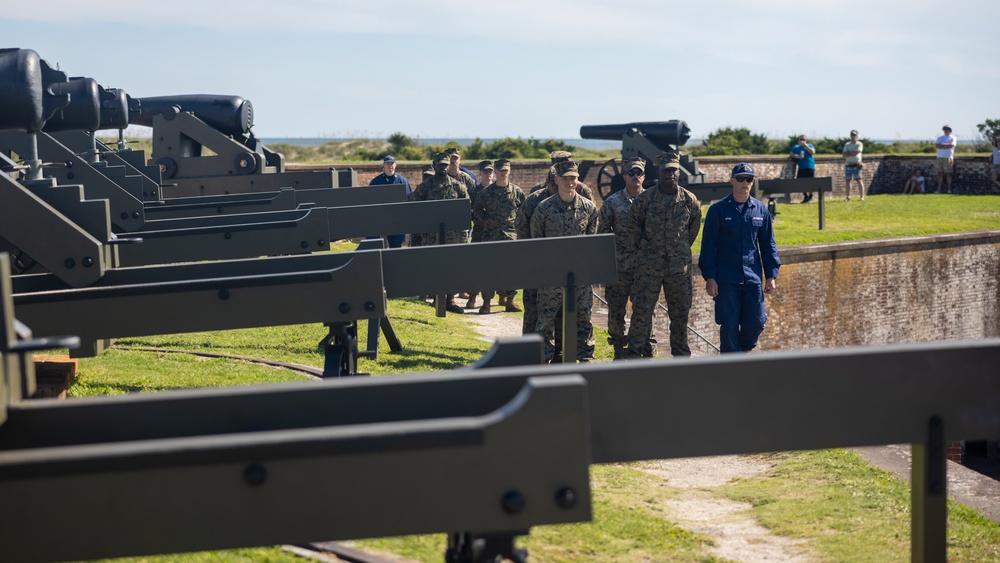 Fort Macon Evening Gun Ceremony