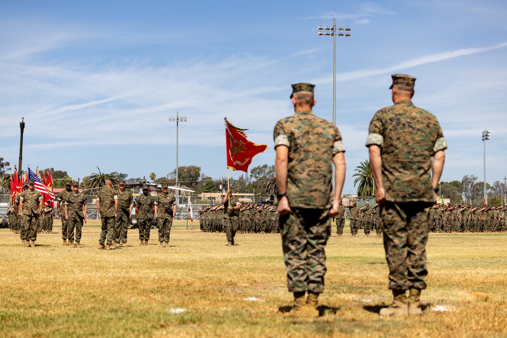 Commandant, Gen. Eric M. Smith attends I MEF Change of Command