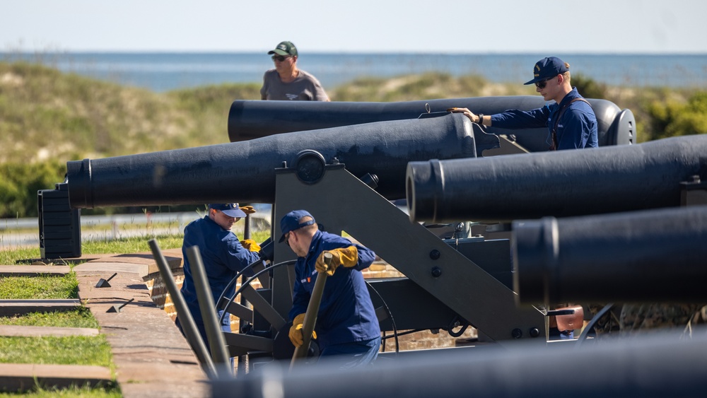 Fort Macon Evening Gun Ceremony