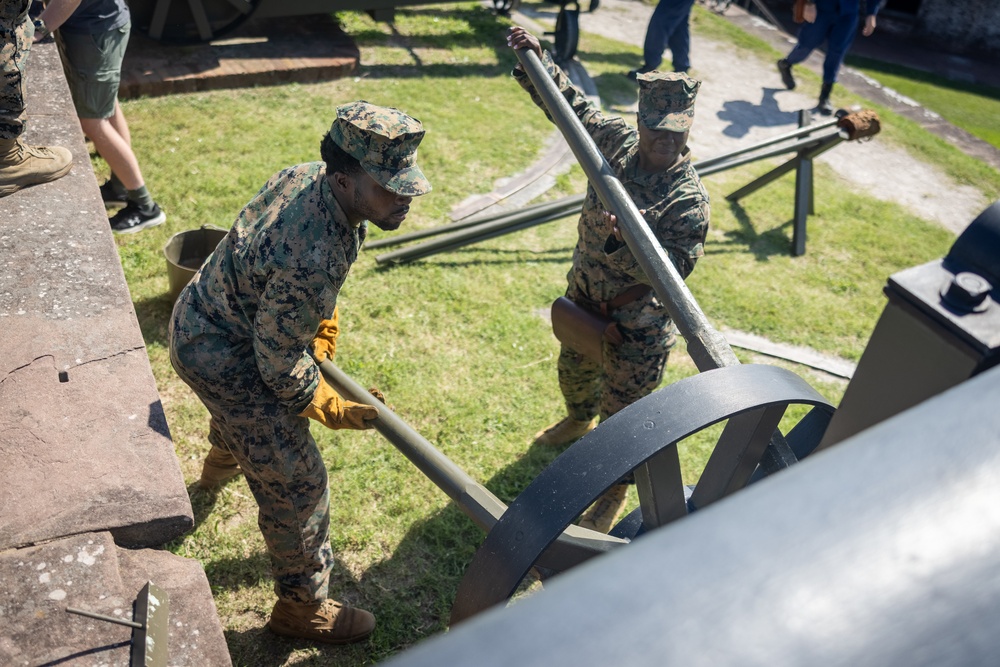 Fort Macon Evening Gun Ceremony