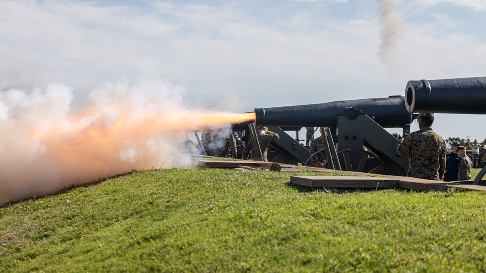Fort Macon Evening Gun Ceremony