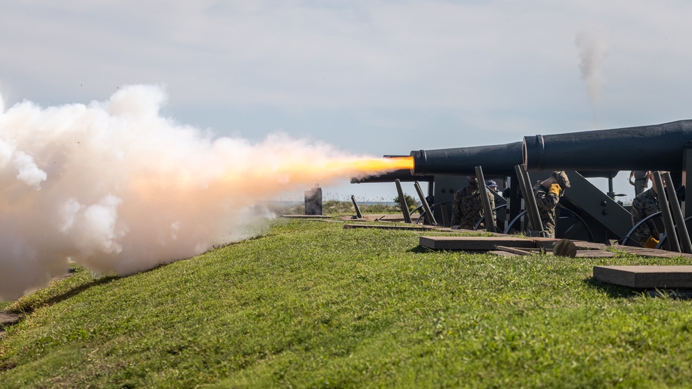 Fort Macon Evening Gun Ceremony