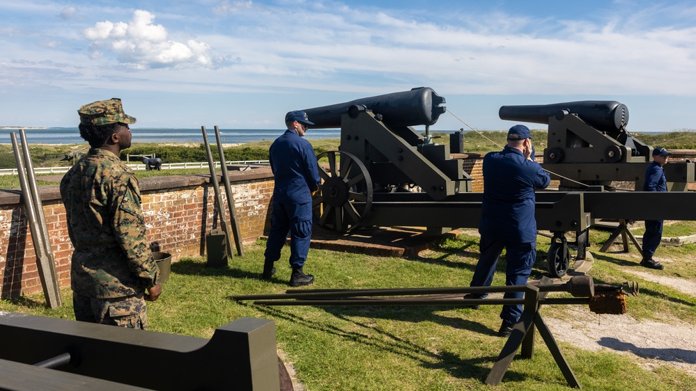 Fort Macon Evening Gun Ceremony