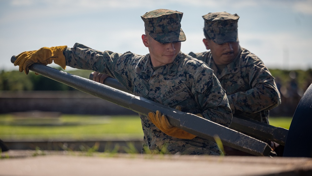 Fort Macon Evening Gun Ceremony