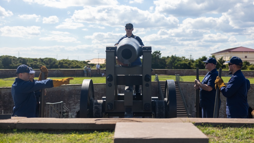 Fort Macon Evening Gun Ceremony