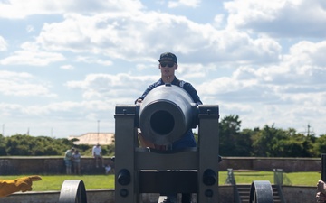 Fort Macon Evening Gun Ceremony