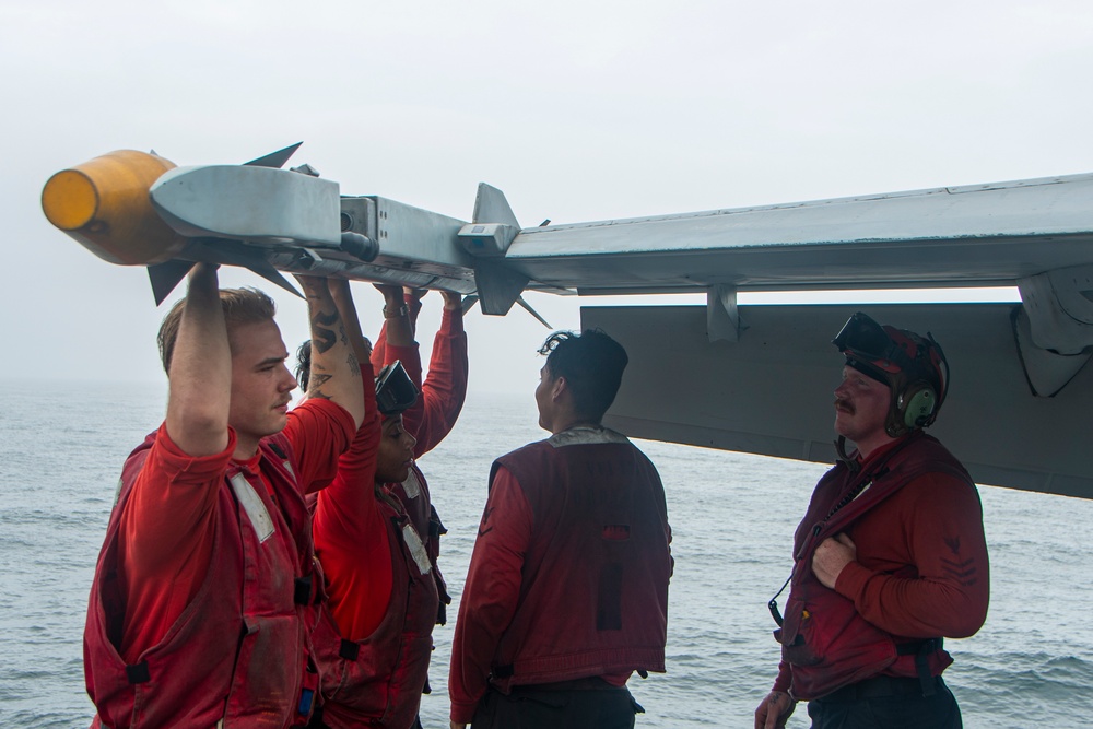 Nimitz Conducts Ammo Onload