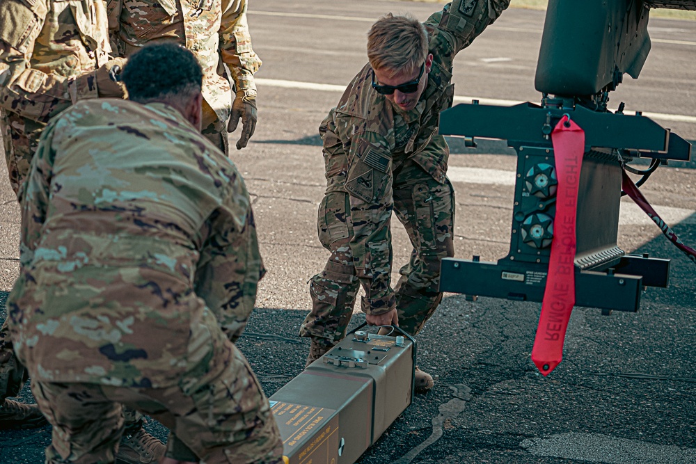12th Combat Aviation Brigade Conducts Historic Live-Fire of SPIKE NLOS Missile