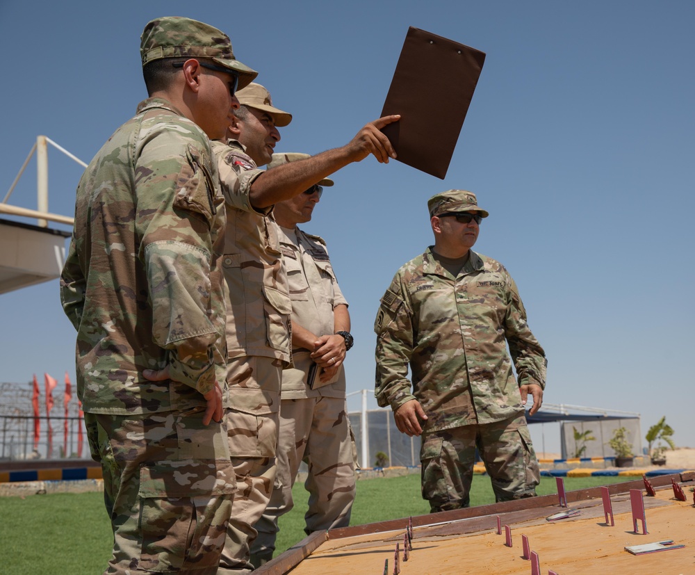 42nd Infantry Division Deputy Commander Visits Bright Star