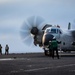 USS Gerald R. Ford (CVN 78) Sailors Coordinate C-2A Greyhound Launch
