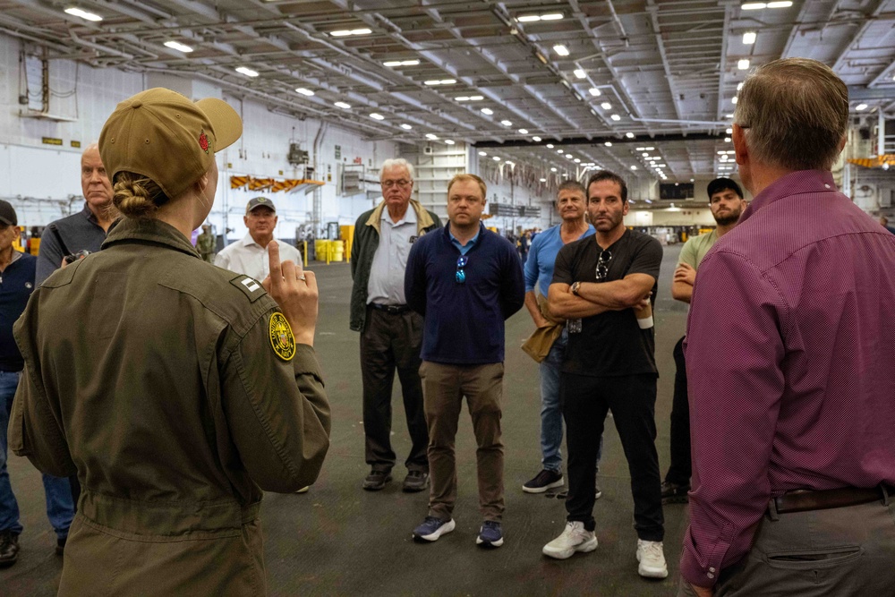 USS Theodore Roosevelt Distinguished Visitor Tour