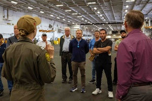 AFN Naples Radio News- USS Mount Whitney Distinguished Visitor Day and Post Iran Attack Press Briefing