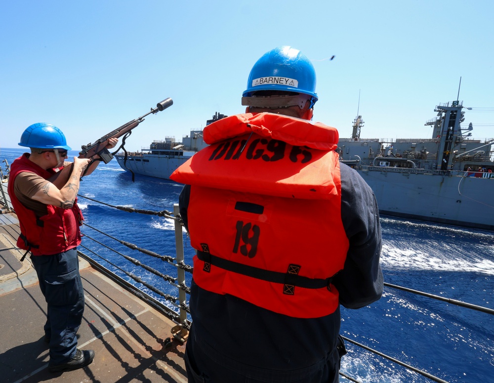 USS Bainbridge (DDG 96) Replenishment-at-Sea