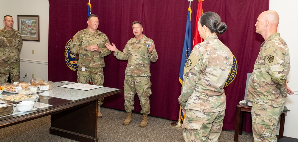 Pa. National Guard Director of Joint Staff retires