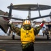 USS Gerald R. Ford (CVN 78) Sailor Signals To Hawkeye