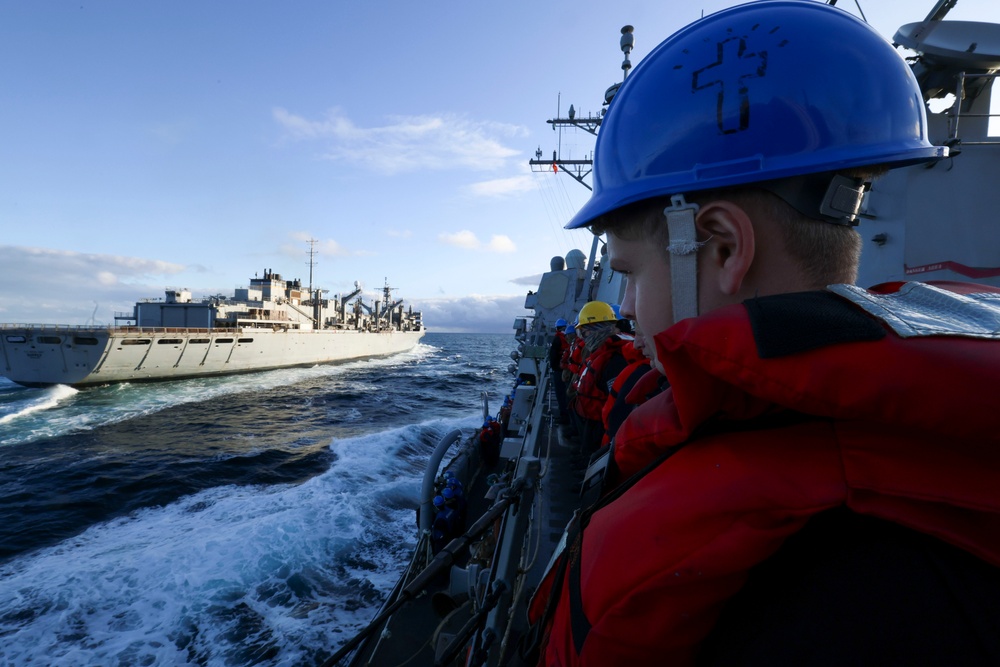 USS Bainbridge (DDG 96) Replenishment-at-Sea