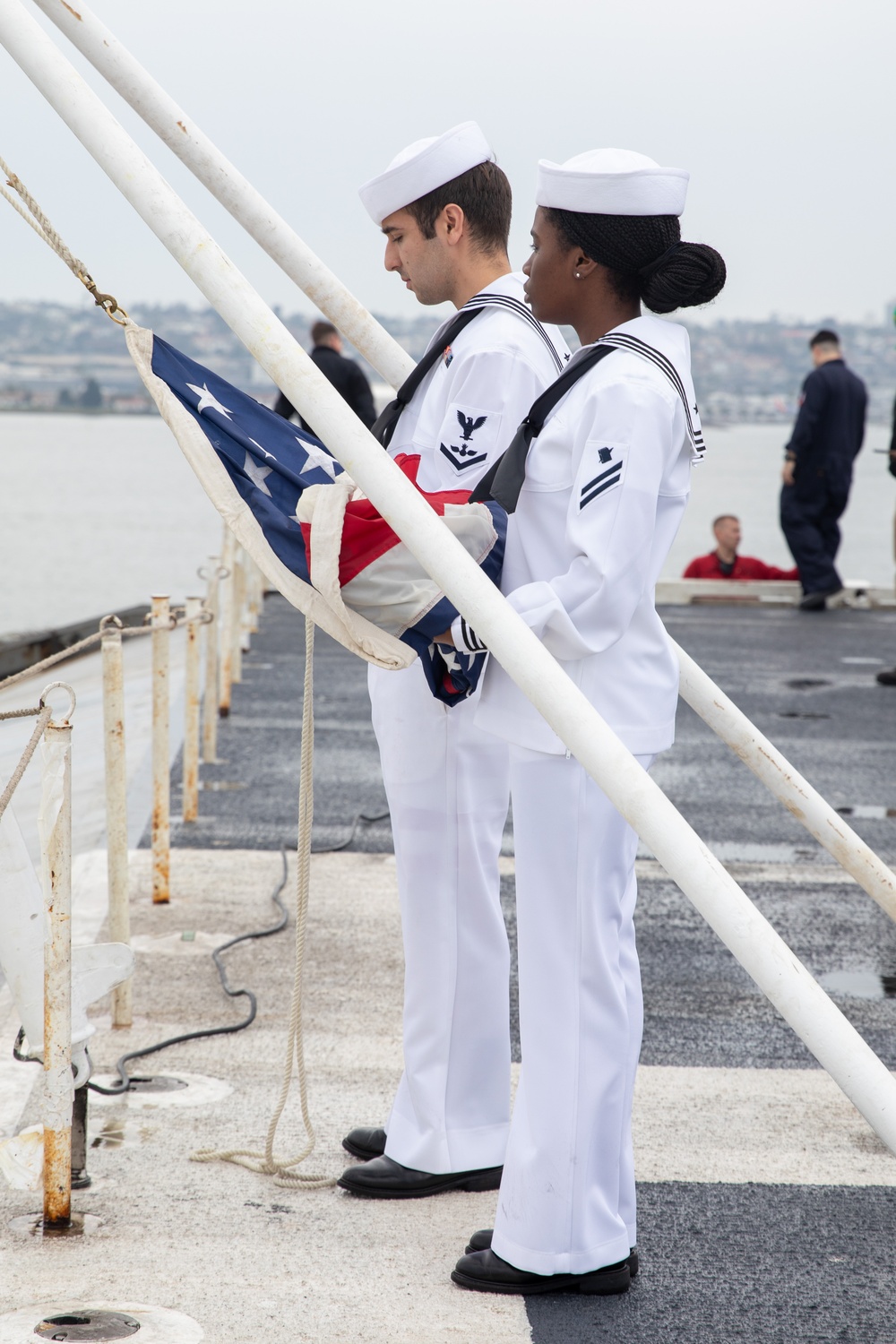 Abraham Lincoln conducts routine operations