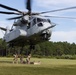 Marines with Logistics Operations School participate in helicopter support team training