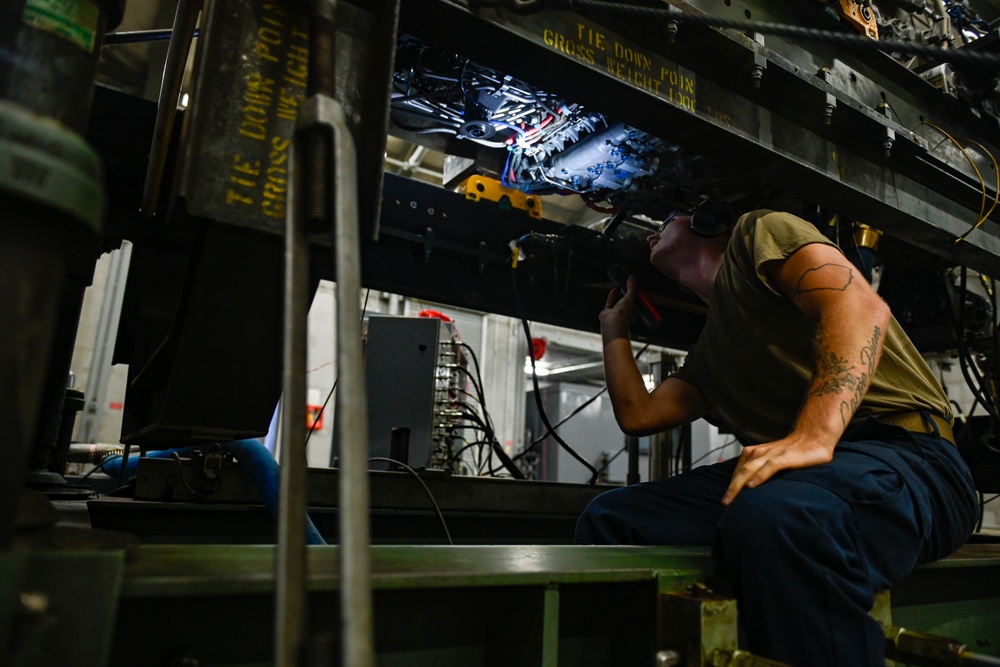 169th Maintenance Squadron conducts jet engine test