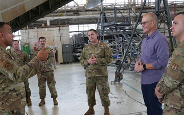 16th CMSgt. Of the Air Force retired CMSgt James Roy visit