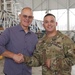 16th CMSgt. Of the Air Force retired CMSgt James Roy visit