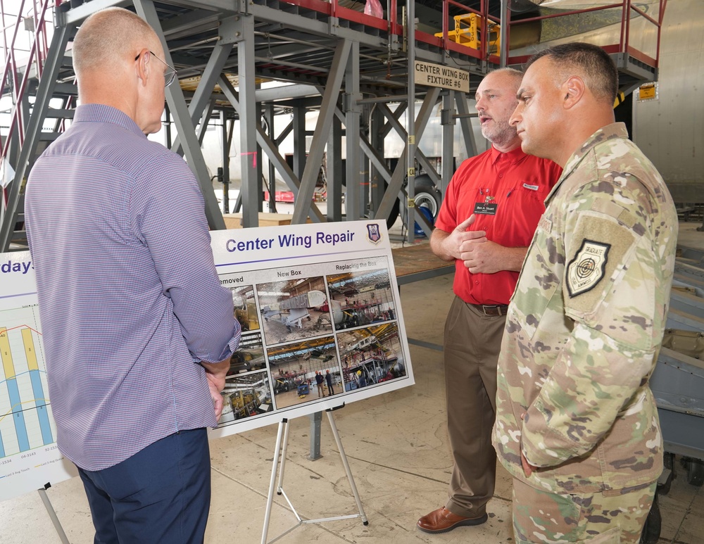 16th CMSgt. Of the Air Force retired CMSgt James Roy visit