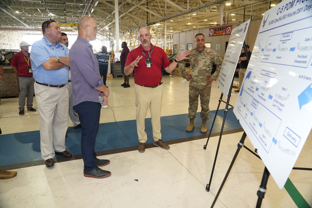 16th CMSgt. Of the Air Force retired CMSgt James Roy visit