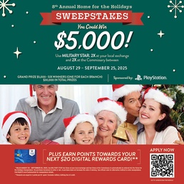 Military Star - Home for the Holidays Sweepstakes - 2025