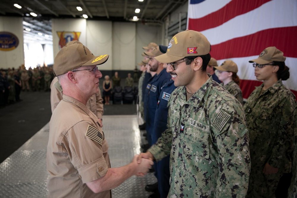 DVIDS - Images - CNO Address Sailors at First All Hands Call Aboard USS ...