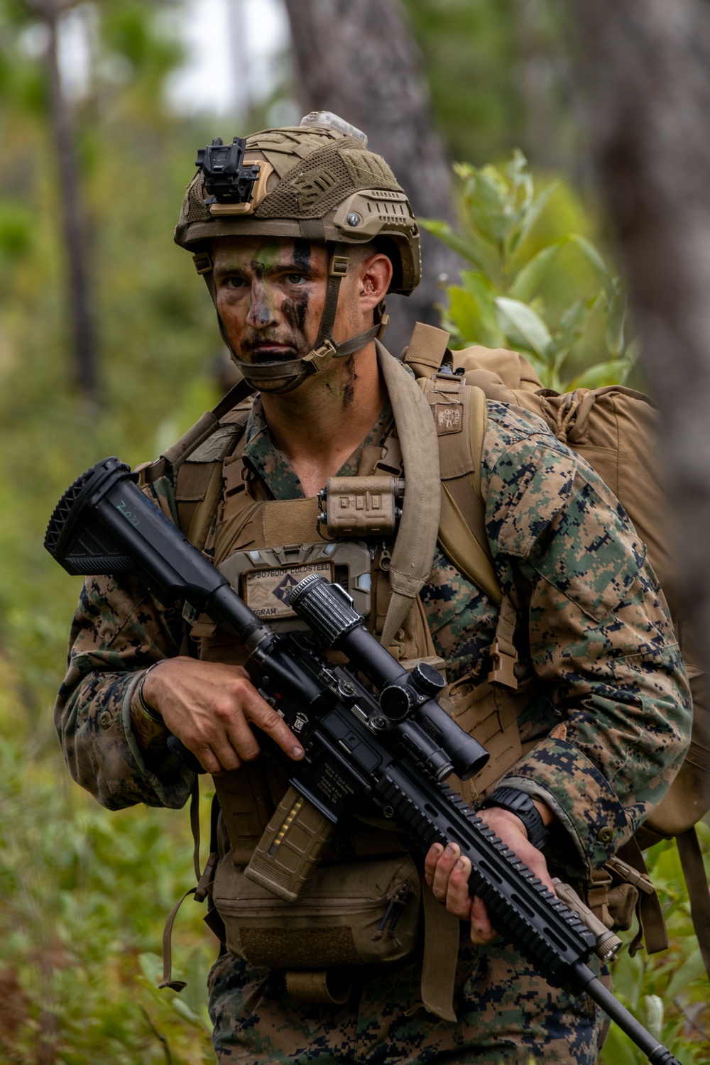 Marines with Infantry Unit Leaders Course participate in a combined arms live fire exercise