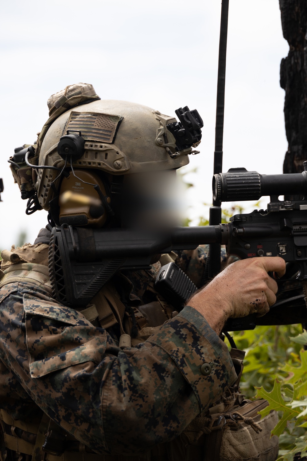 Marines with Infantry Unit Leaders Course participate in a combined arms live fire exercise
