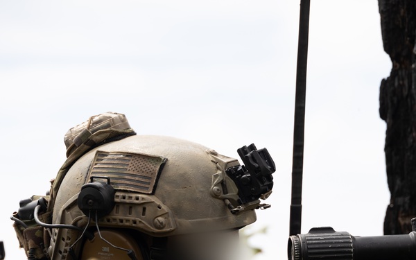 Marines with Infantry Unit Leaders Course participate in a combined arms live fire exercise