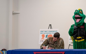 87th Civil Engineer Group National Preparedness Month proclamation signing