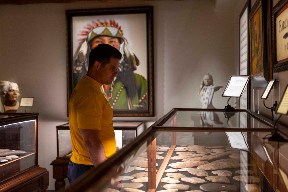 Sailors Visit Ancient Ozarks Natural History Museum during Springfield-Branson Navy Week