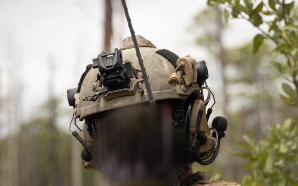 Marines with Infantry Unit Leaders Course participate in a combined arms live fire exercise