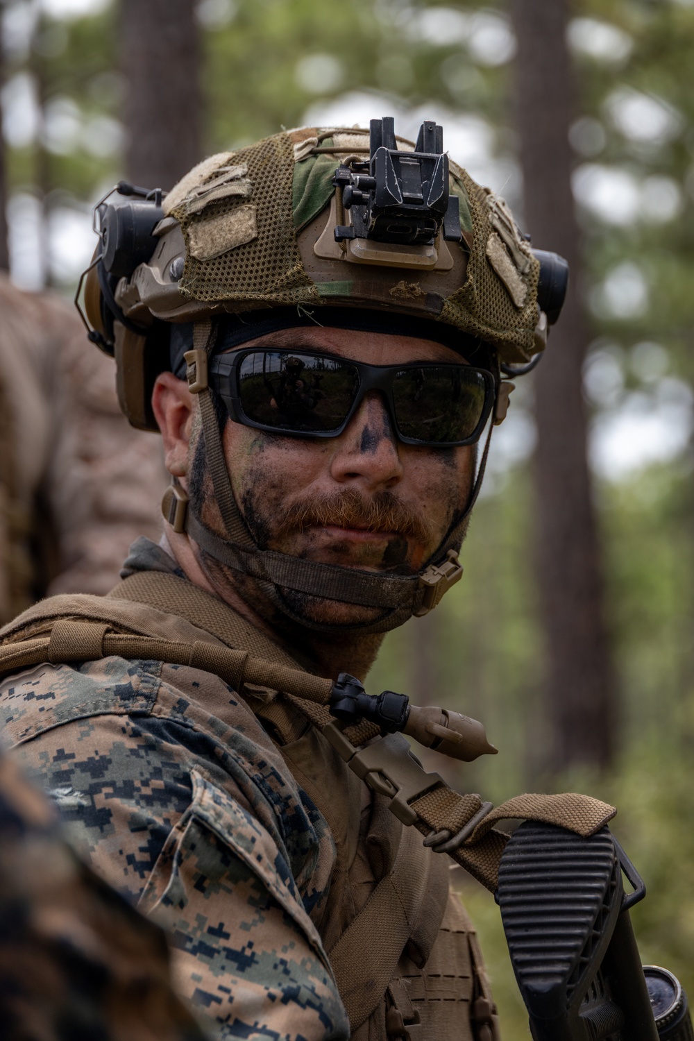 Marines with Infantry Unit Leaders Course participate in a combined arms live fire exercise