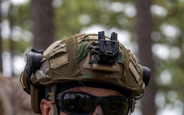 Marines with Infantry Unit Leaders Course participate in a combined arms live fire exercise